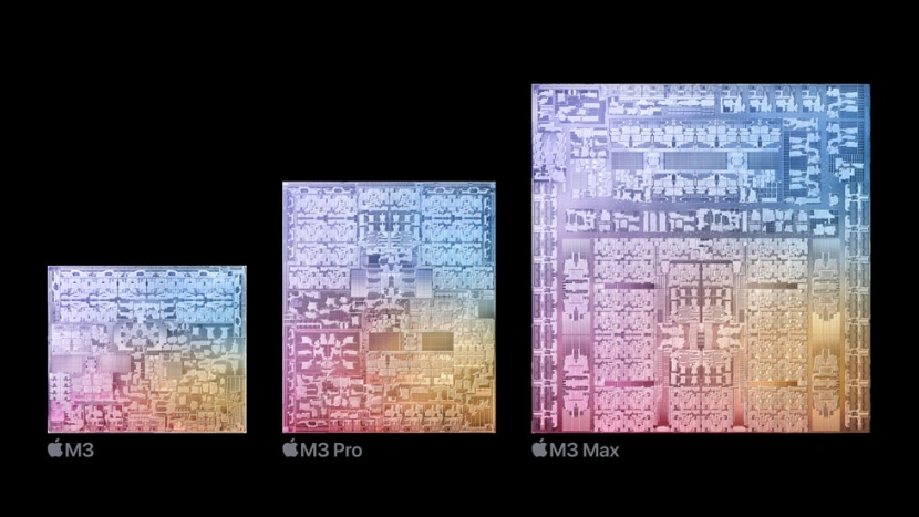 Rodzina procesorów Apple M3 z 2023 roku
Źródło: apple.com